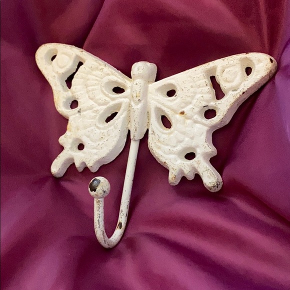 🦋Butterfly Coat Hook🦋Metal🦋Indoor/Outdoor🦋 - Picture 3 of 6